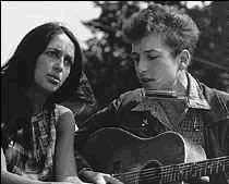 Joan Baez and Bob Dylan